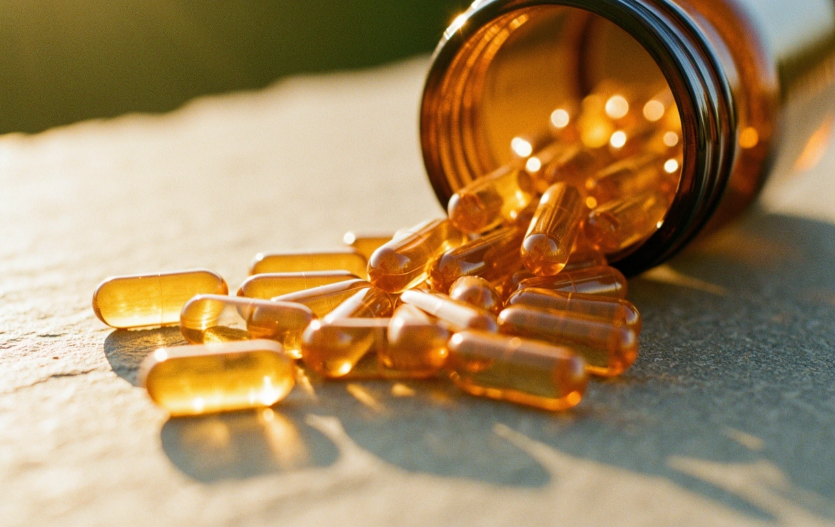 Natural capsules for radiant skin