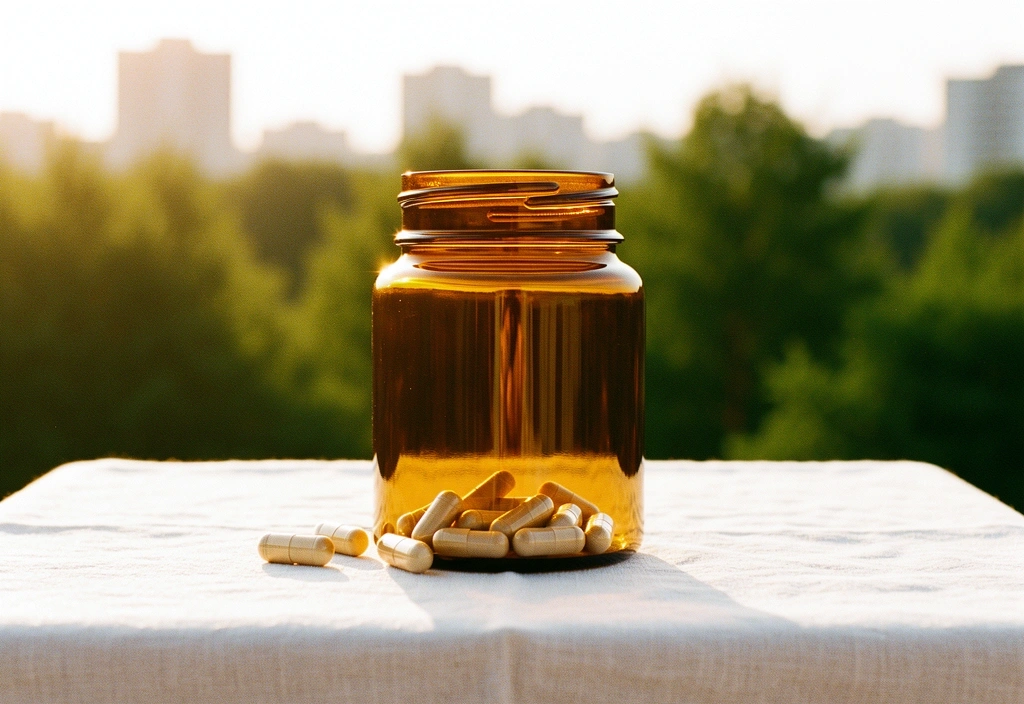 Natural capsules for radiant skin